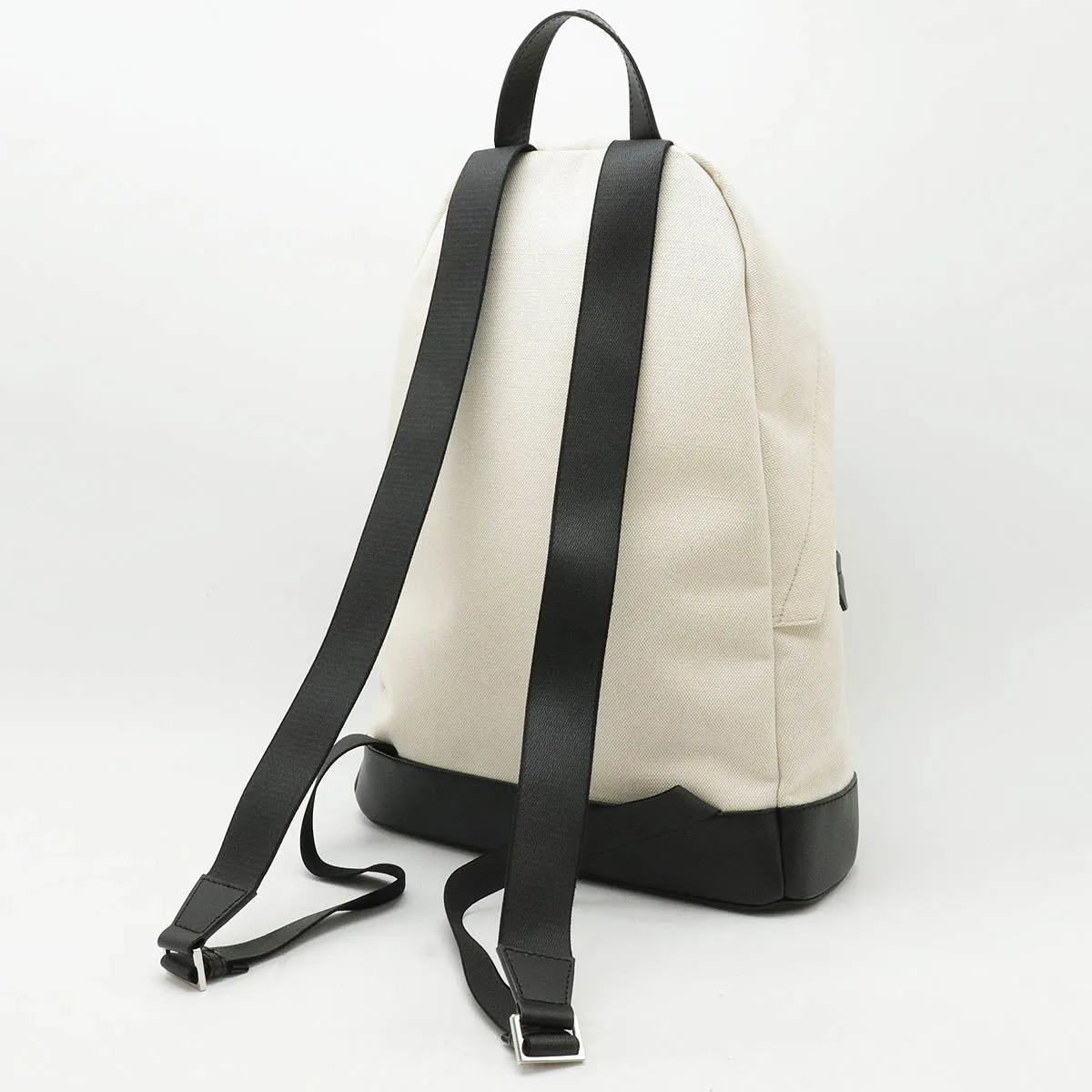 Balenciaga Canvas Leather Backpack Black