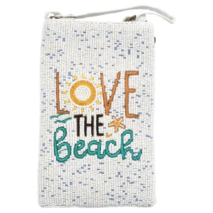 Beaded purse -  Love the Beach