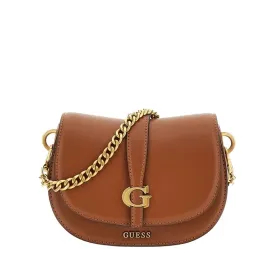 Brown Kuba Mini Crossbody Flap Bag