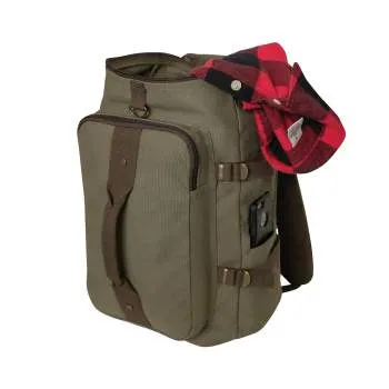 Canvas Convertible Duffle Bag Backpack