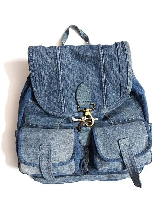 Classic Denim Backpack