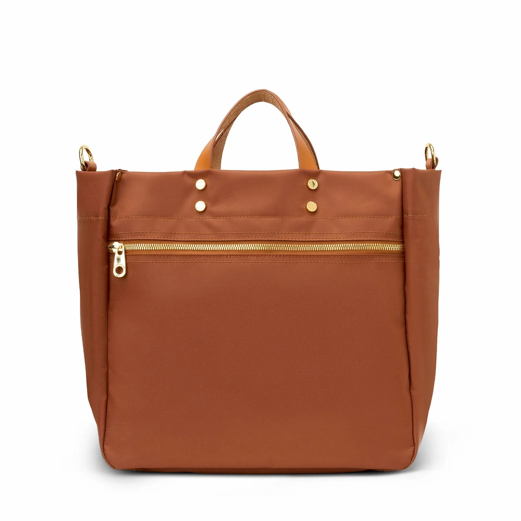 Codie Nylon Tote - Cognac (Ships in 1-2 Weeks)