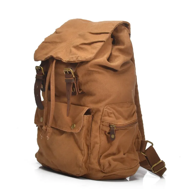 Durable Large Capacity Leisure Canvas Backpack C2105