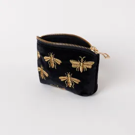 Elizabeth Scarlett Honey Bee Coin Purse | Charcoal