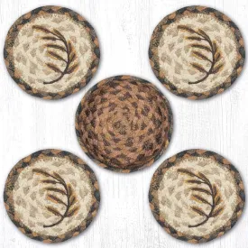 Golden Wheat Coaster Set