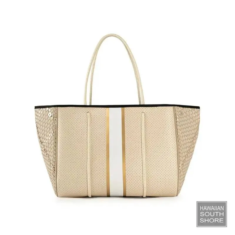 HA Bag Grayson DUNE WOVEN Neoprene Tote