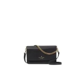 Kate Spade Madison Small Flap Crossbody Bag In Black KC586