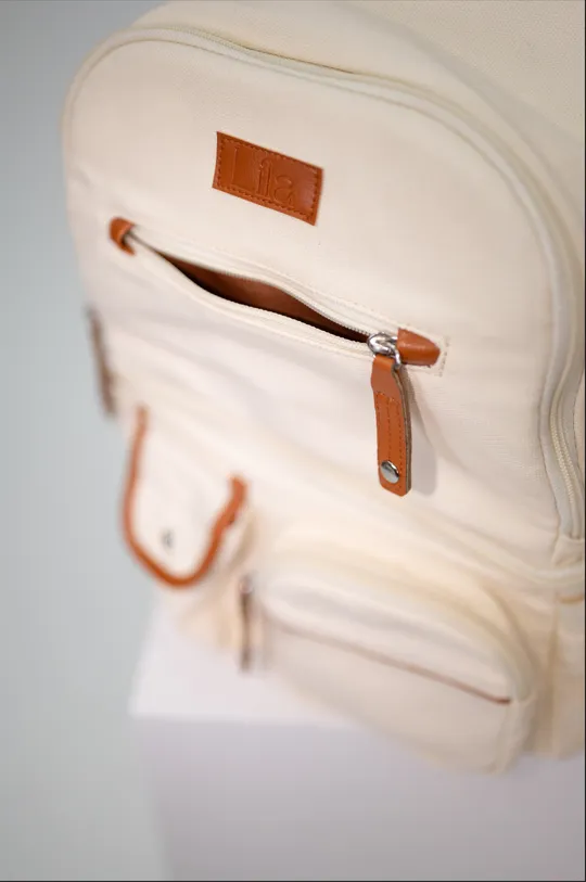 Lila Backpack in Cream