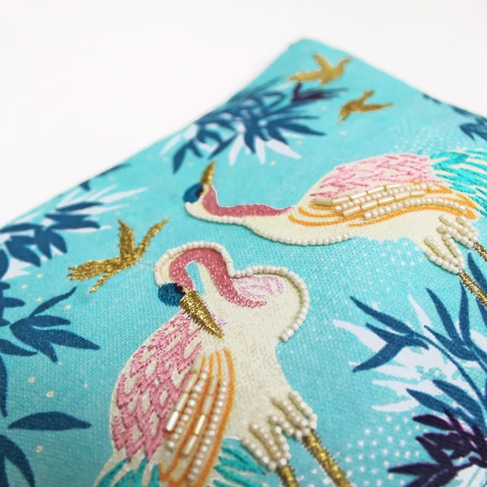 Luxe Crane Make Up Pouch