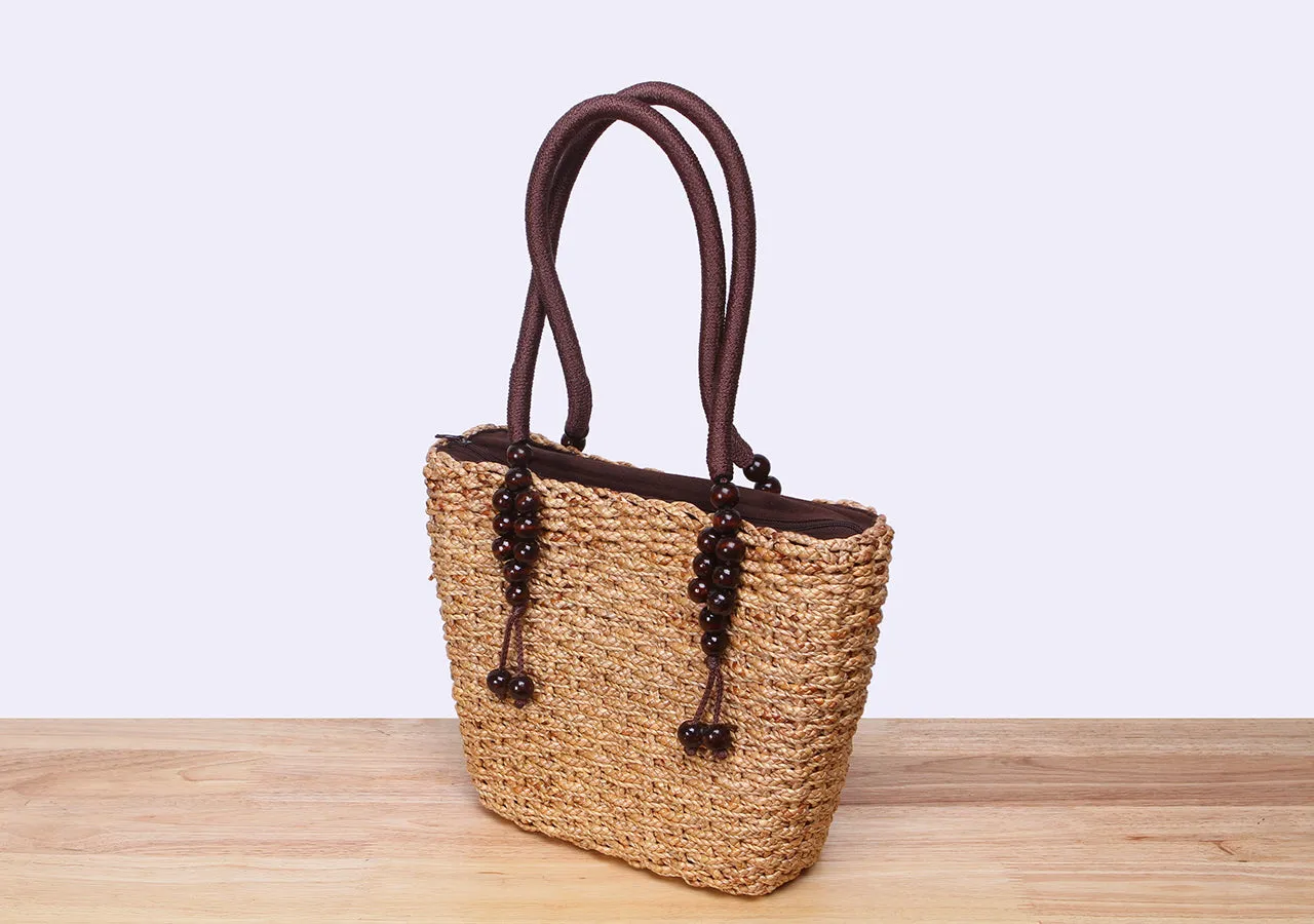 NATTIWA Straw Tote Bag