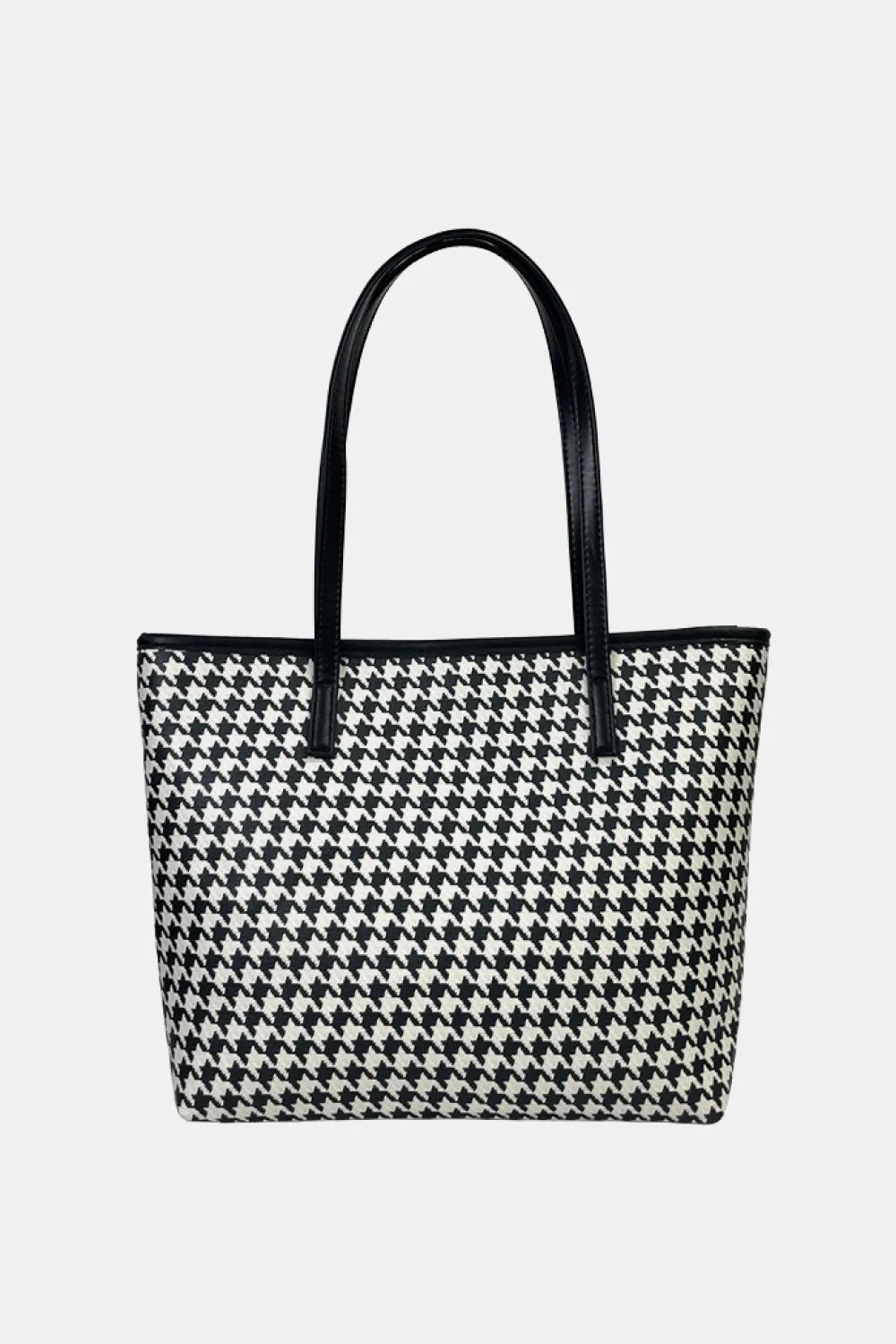 Printed PU Leather Tote Bag