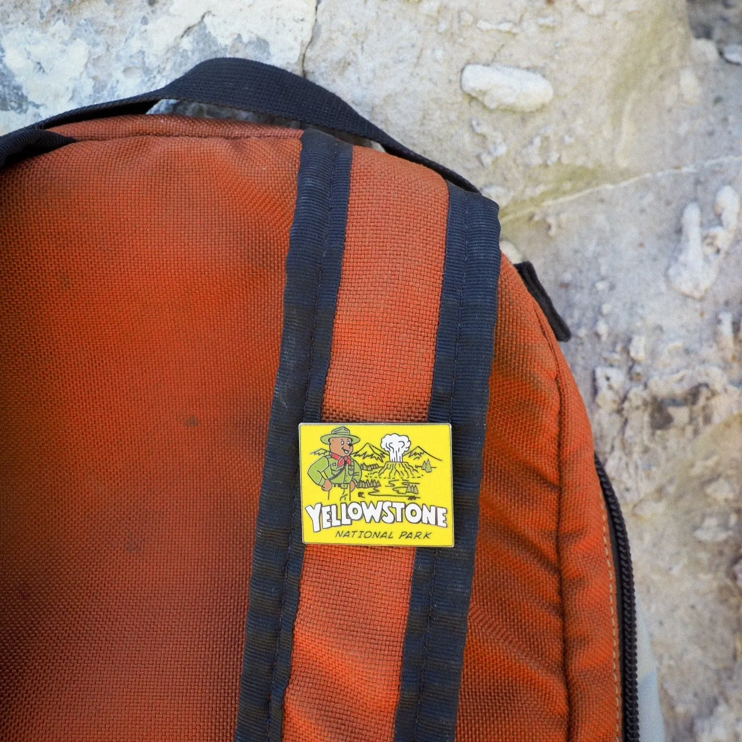 "Yellowstone Super Volcano" Pin