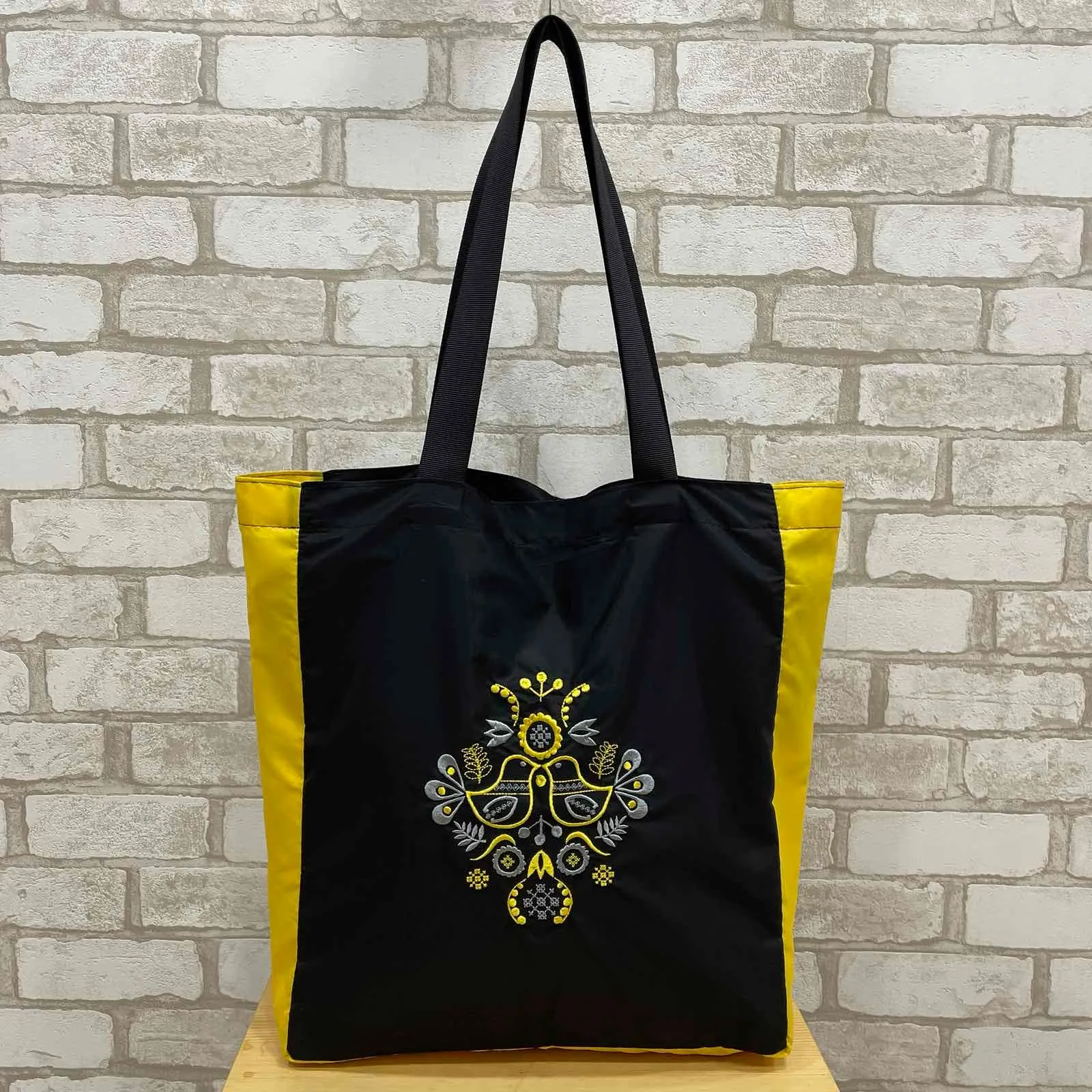 Reusable Embroidered Tote Bag