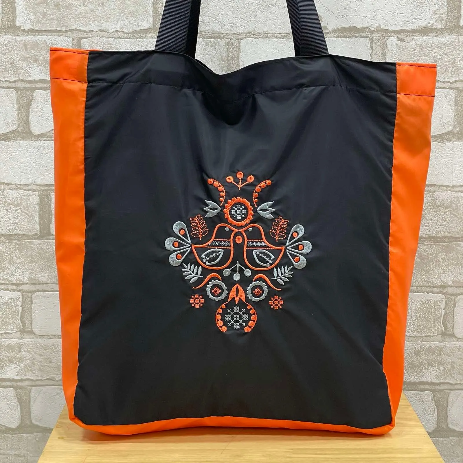 Reusable Embroidered Tote Bag