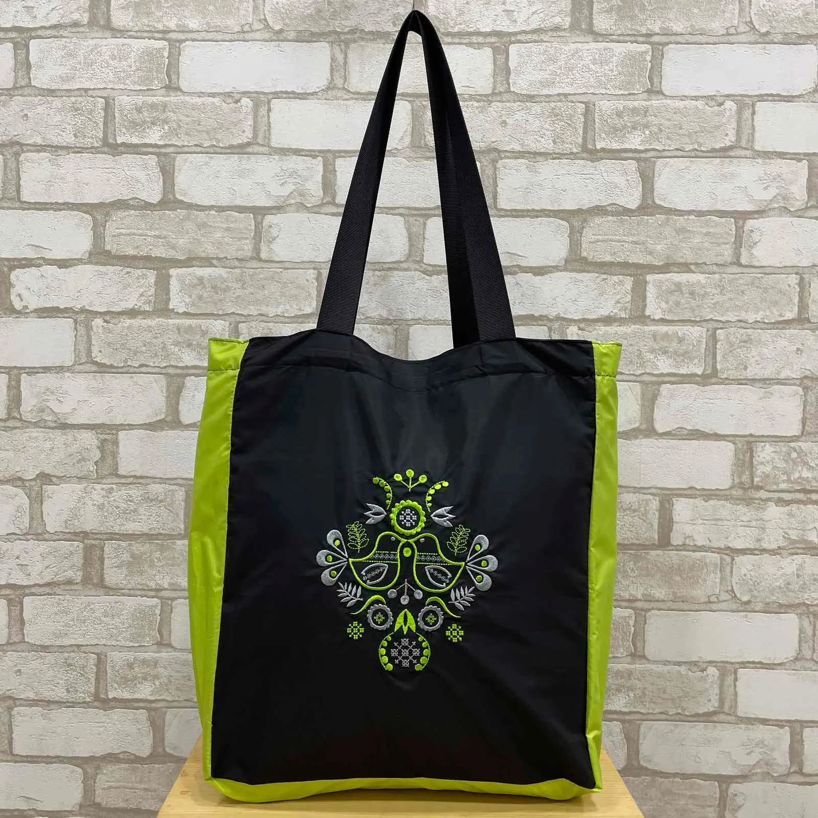 Reusable Embroidered Tote Bag