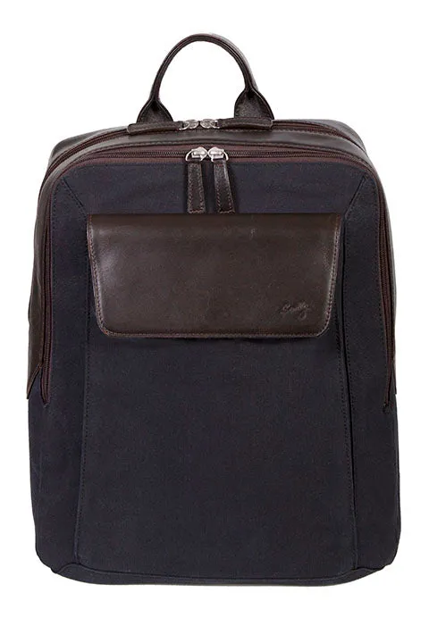 Scully Leather & Canvas  Backpack