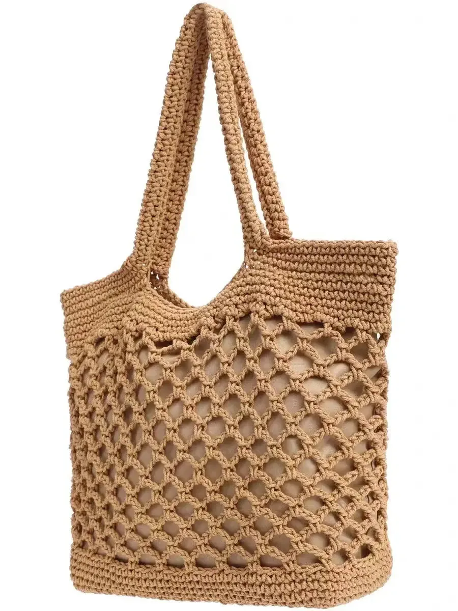 Straw Woven Tote Bag