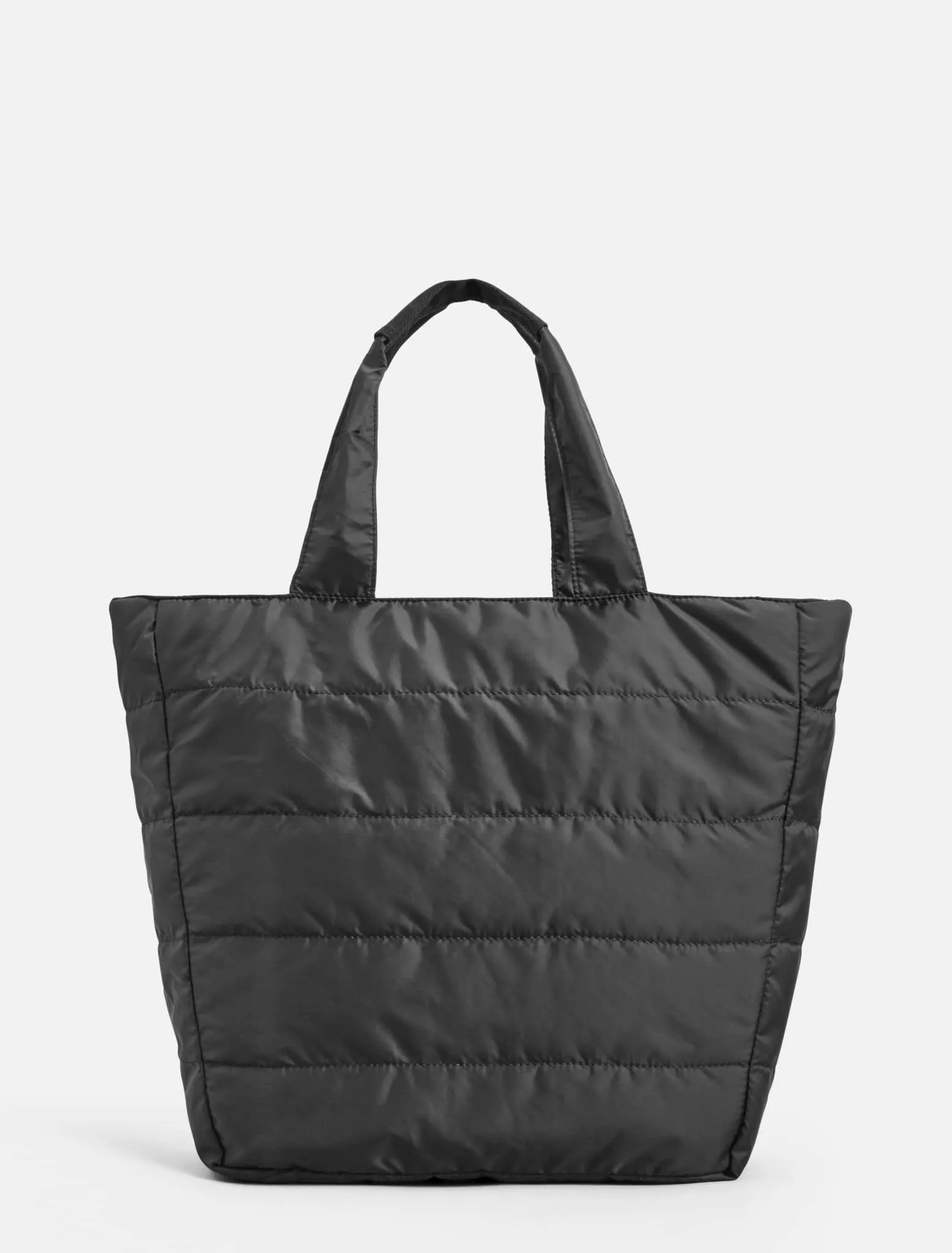 The Quilted Tote - Black