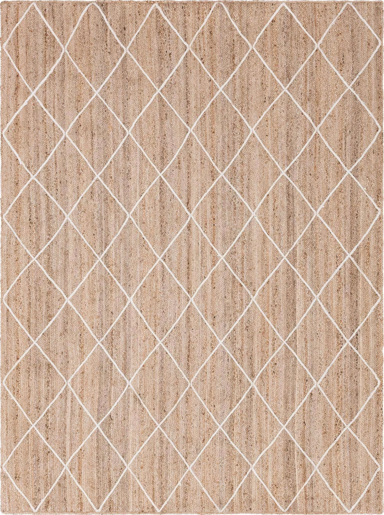 Trellis Braided Jute Rug