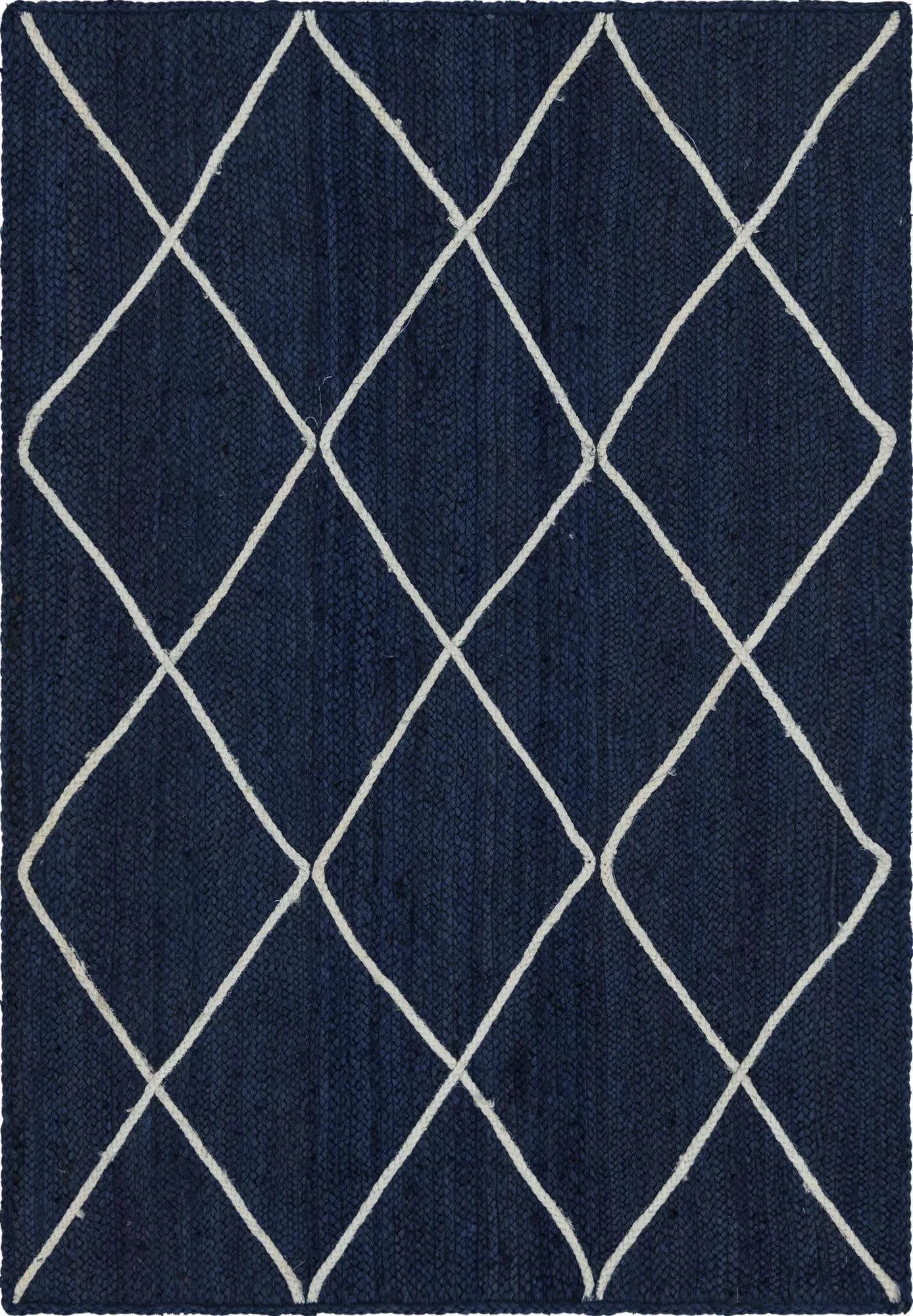 Trellis Braided Jute Rug