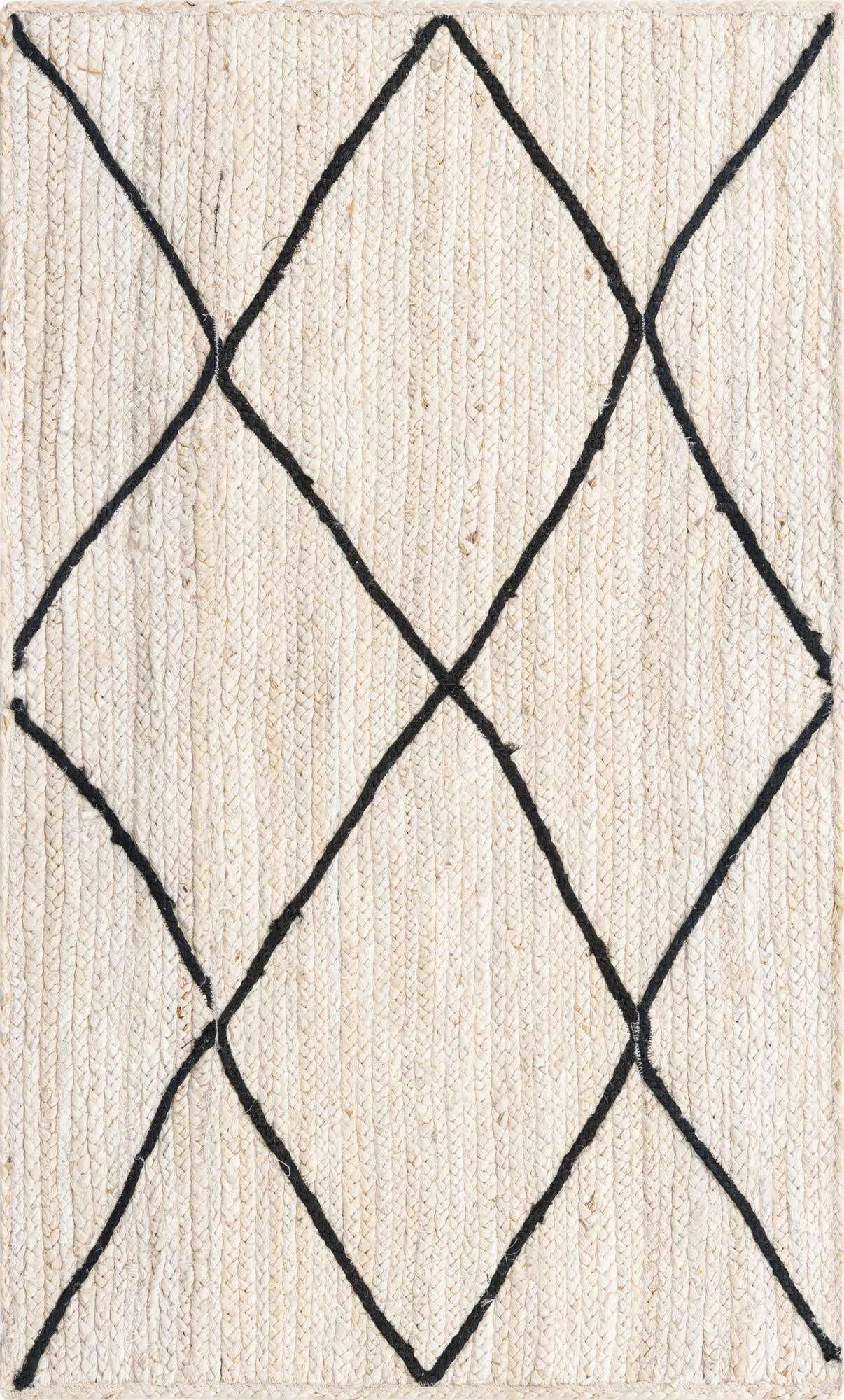 Trellis Braided Jute Rug