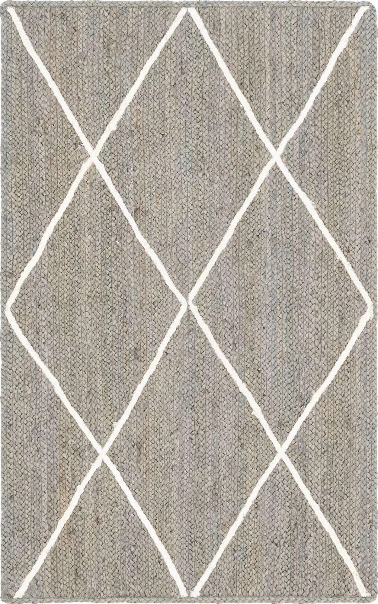 Trellis Braided Jute Rug