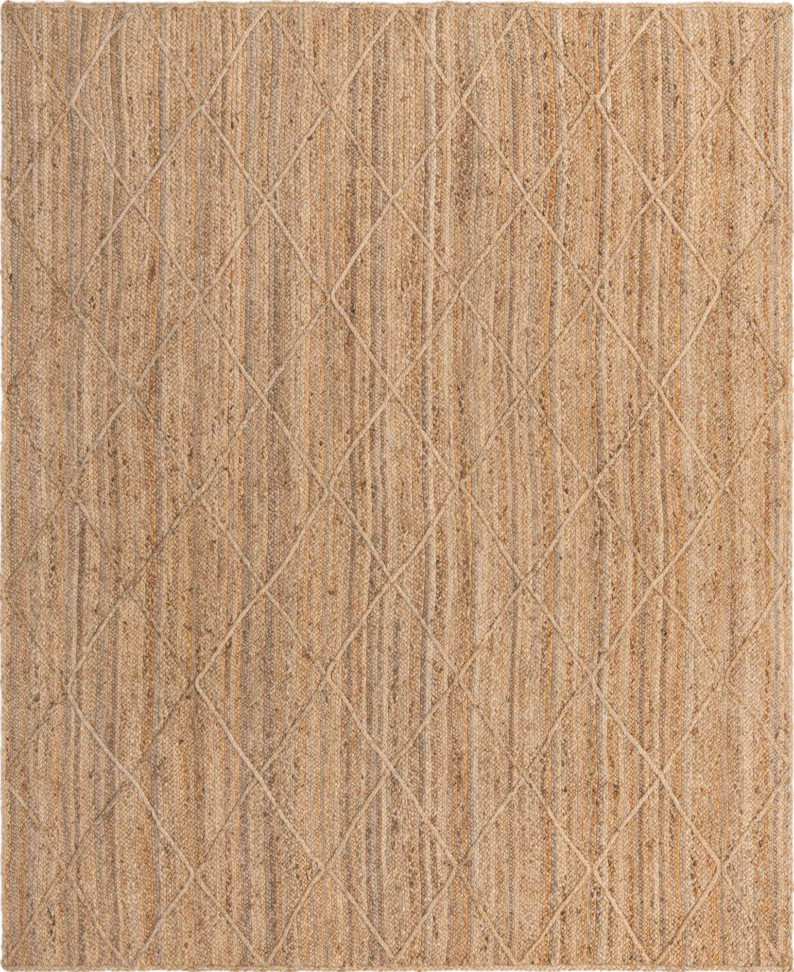 Trellis Braided Jute Rug