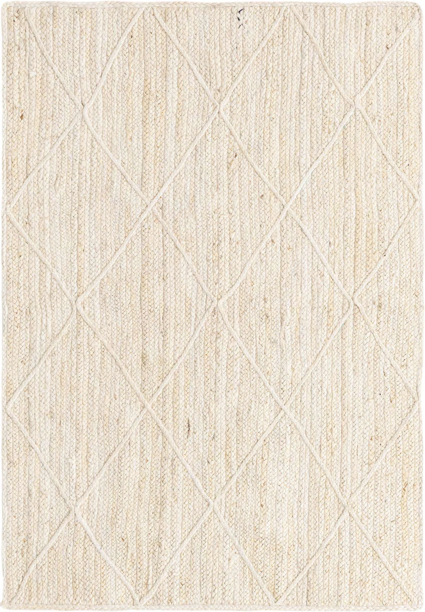 Trellis Braided Jute Rug