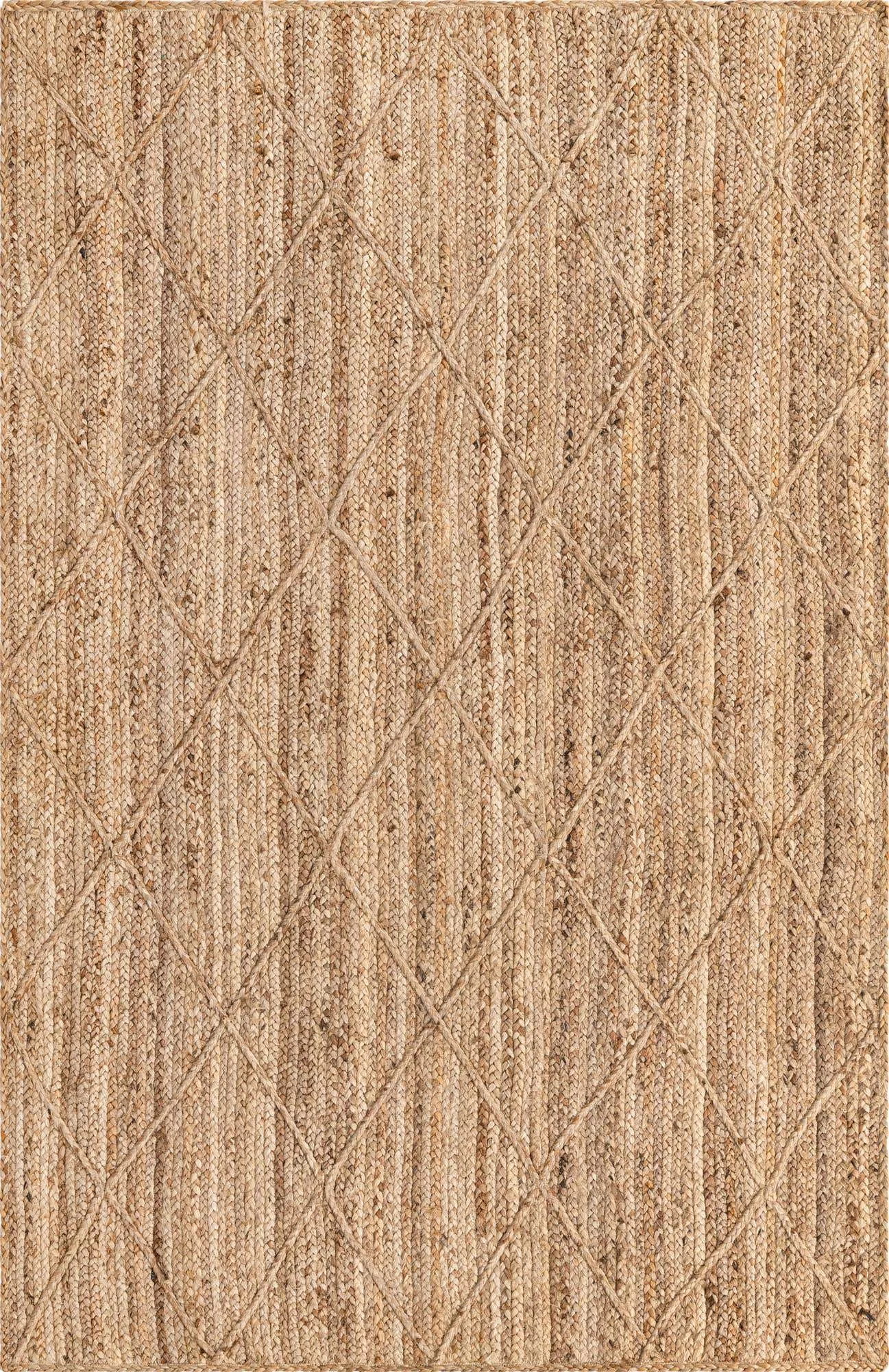 Trellis Braided Jute Rug