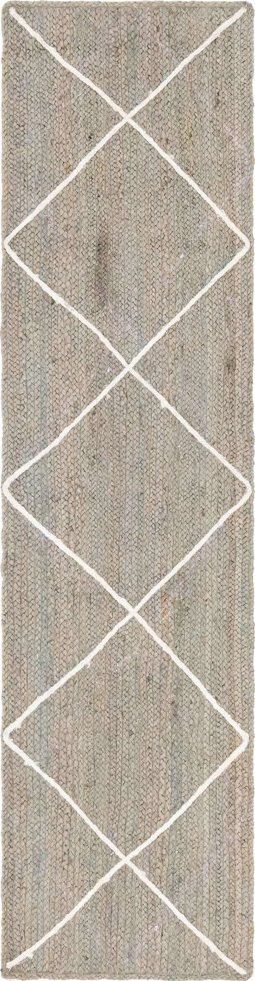 Trellis Braided Jute Rug