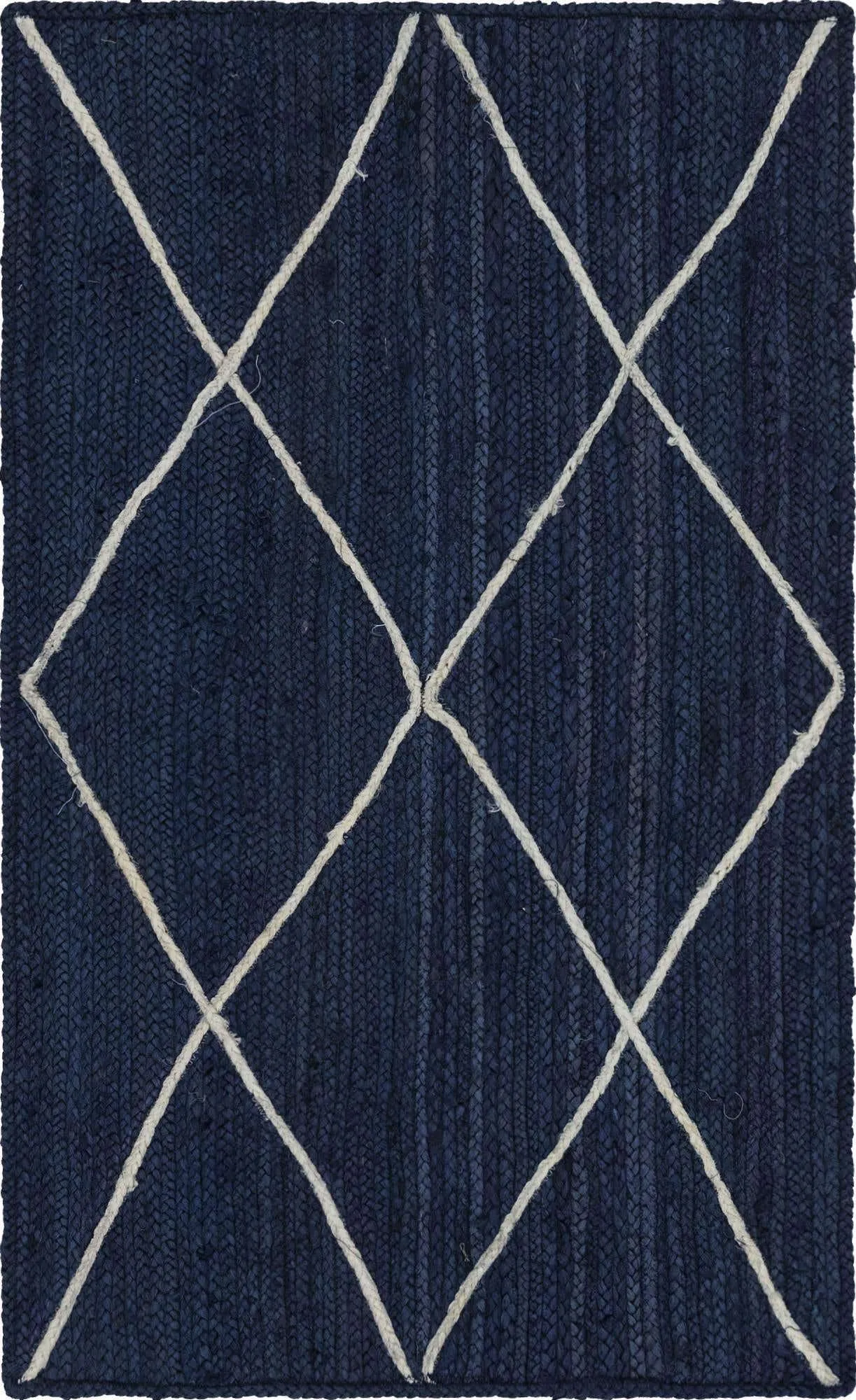 Trellis Braided Jute Rug