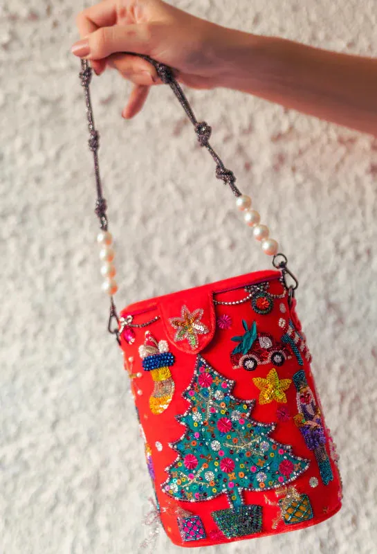 Ugly Christmas Bucket Bag