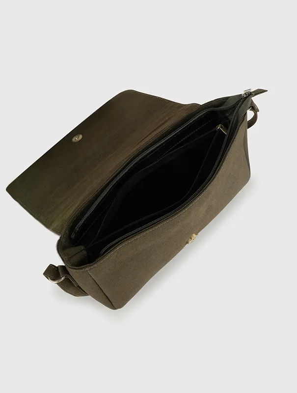 Yasmine Olive Sling Bag